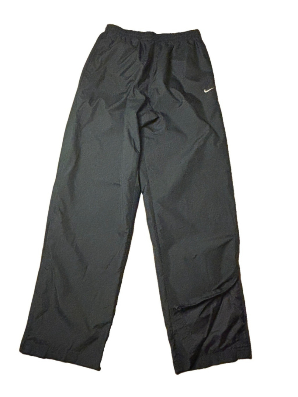 Nike Men’s Medium Black Tearaway Zip Leg Lined Athletic Track Pants